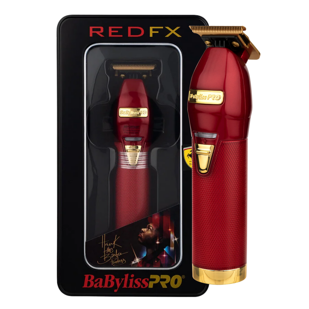 BABYLISS PRO RED FX TRIMMER WITH EXPOSED T-BLADE - HAWK THE BARBER