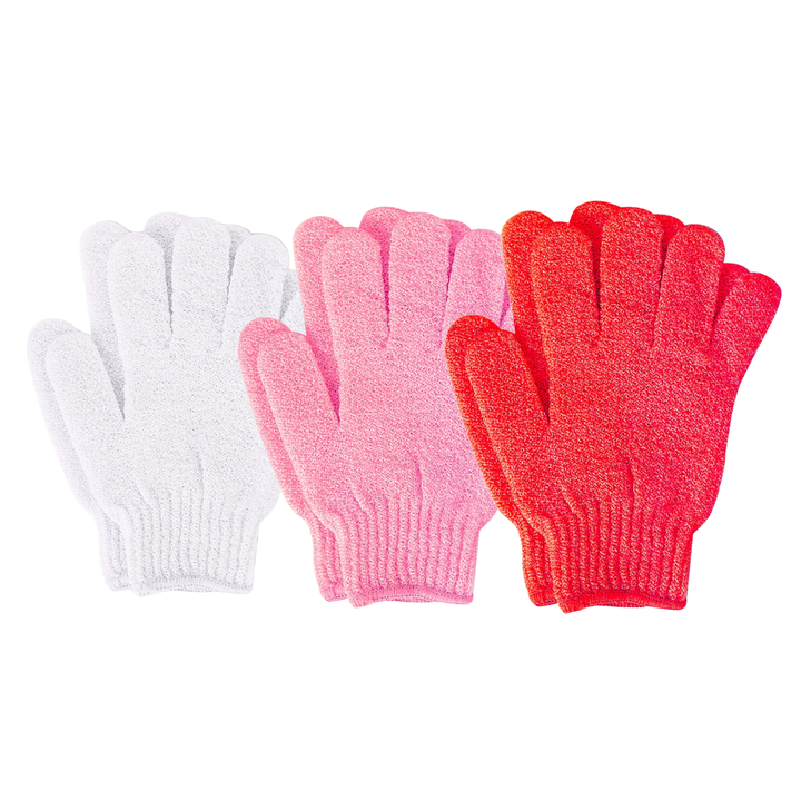 Exfoliating Bath Gloves (Pair)  |  Various Colours