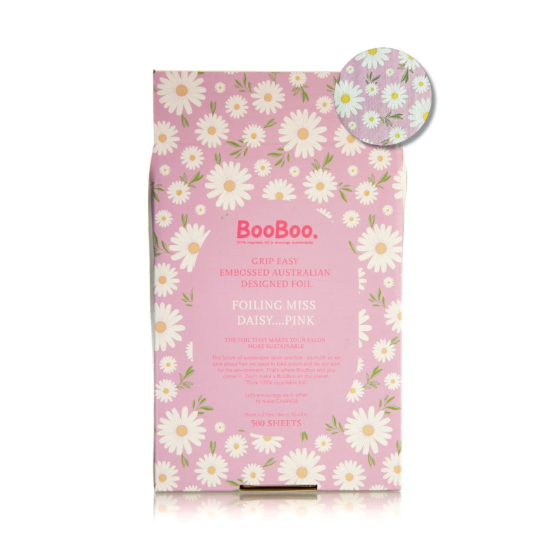 BOOBOO FOILING MISS DAISY FLAT BOX 15X27CM 500 SHEET PINK