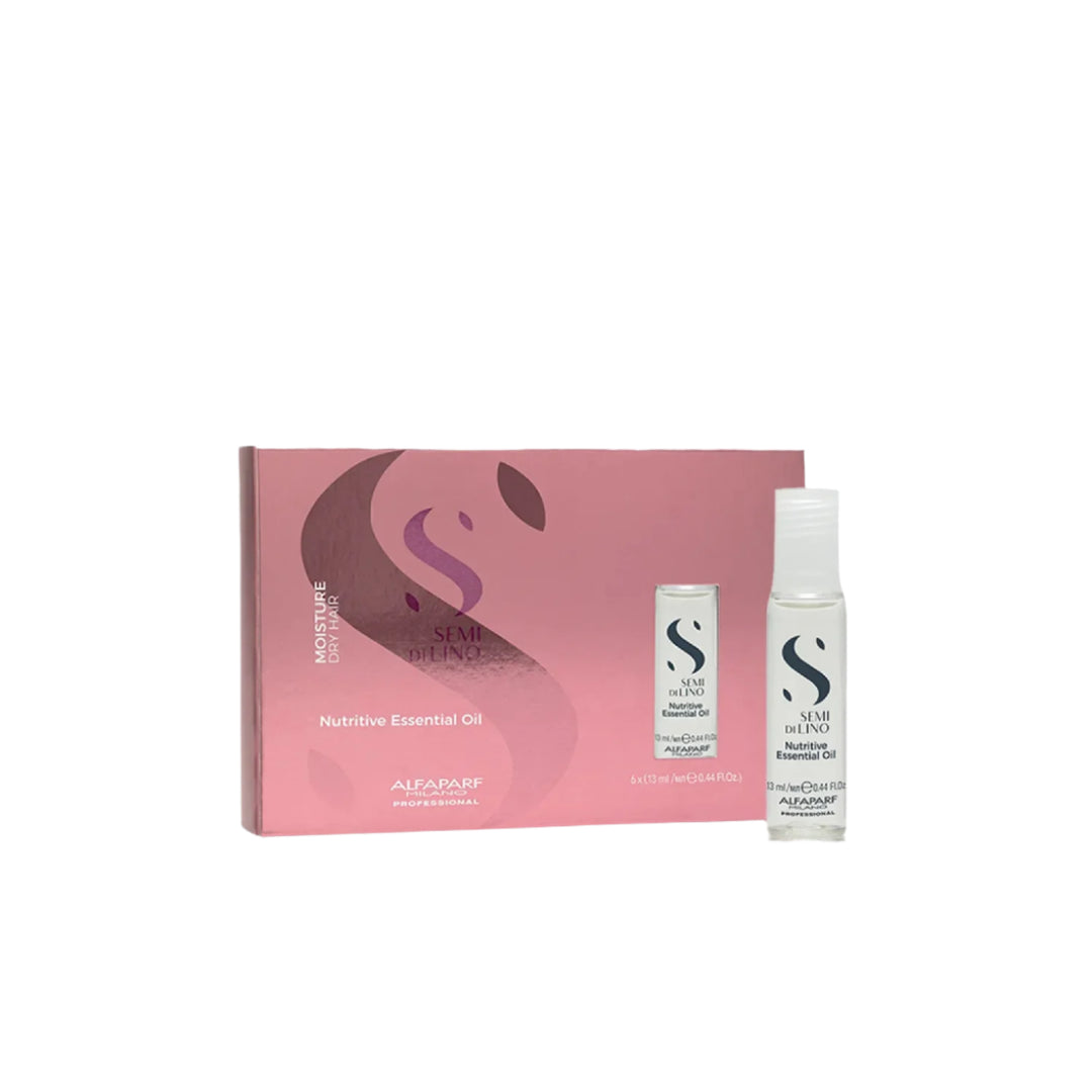 ALFAPARF MILANO SEMI DI LINO MOISTURE NUTRITIVE ESSENTIAL OIL 6 X 13ML