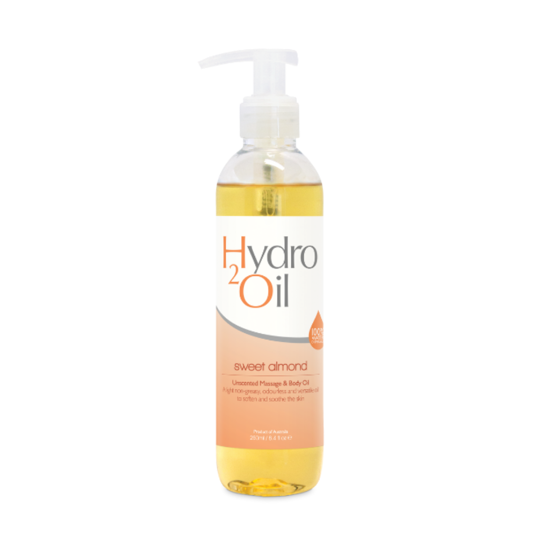 CARONLAB Hydro 2 Oil Sweet Almond Unscented Massage & Body Oil  |  Various Sizes