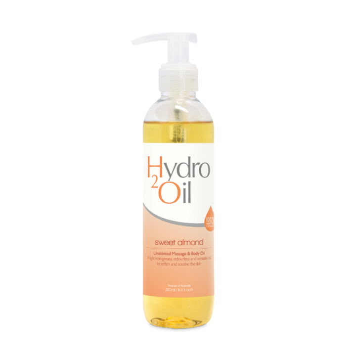 CARONLAB Hydro 2 Oil Sweet Almond Unscented Massage & Body Oil  |  Various Sizes