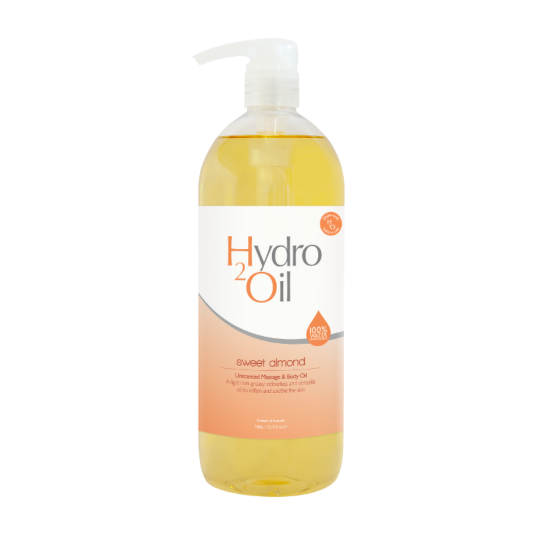 CARONLAB Hydro 2 Oil Sweet Almond Unscented Massage & Body Oil  |  Various Sizes