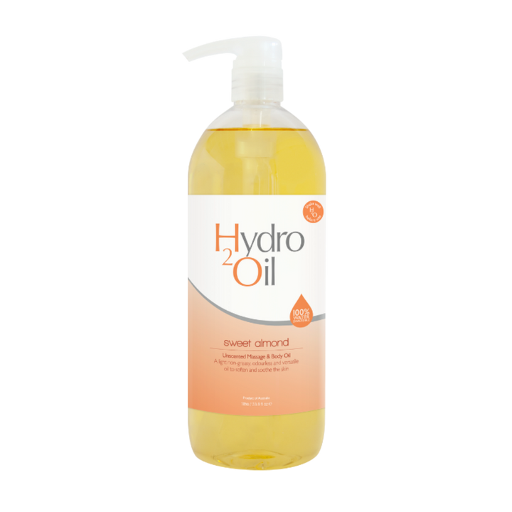 CARONLAB Hydro 2 Oil Sweet Almond Unscented Massage & Body Oil  |  Various Sizes