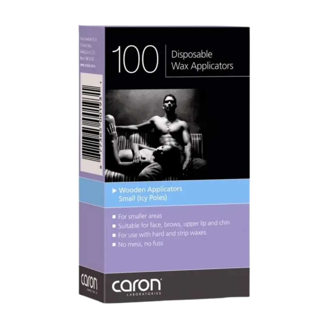 CARONLAB Disposable Wax Applicators Small Icy Poles  |  Various Sizes