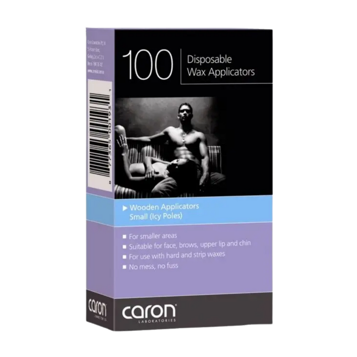 CARONLAB Disposable Wax Applicators Small Icy Poles  |  Various Sizes