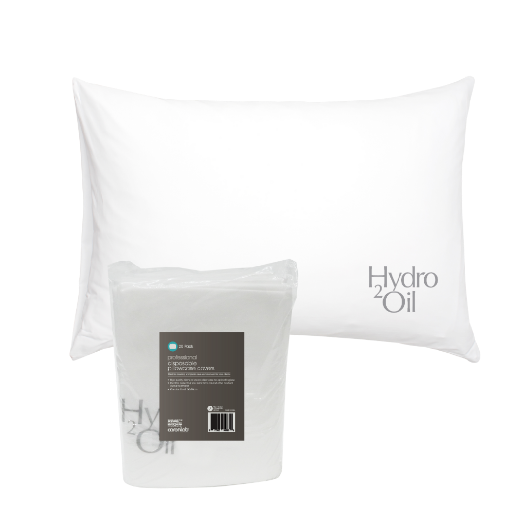 CARONLAB PROFESSIONAL DISPOSABLE PILLOWCASE COVERS 20 PACK - 50 X 70CM