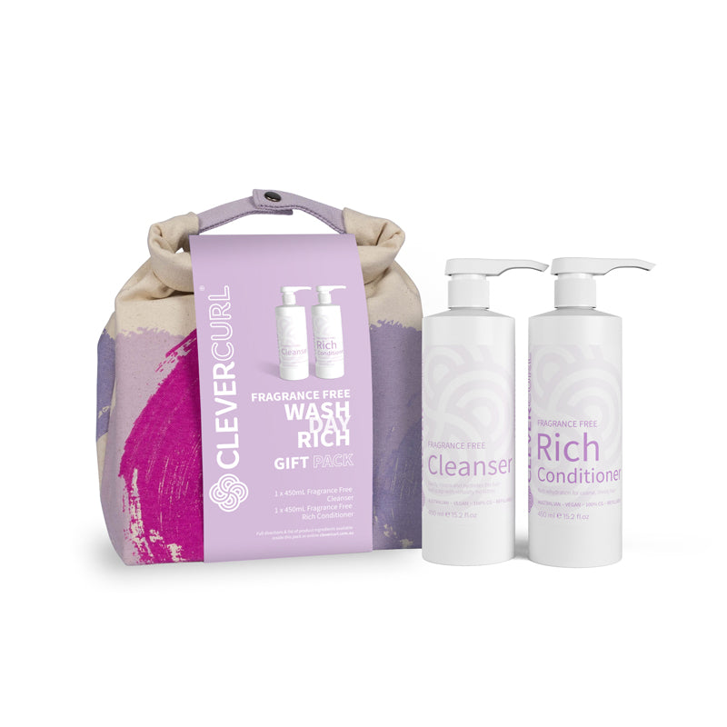 CLEVER CURL 2025 Fragrance Free Wash Duo | Various Colours
