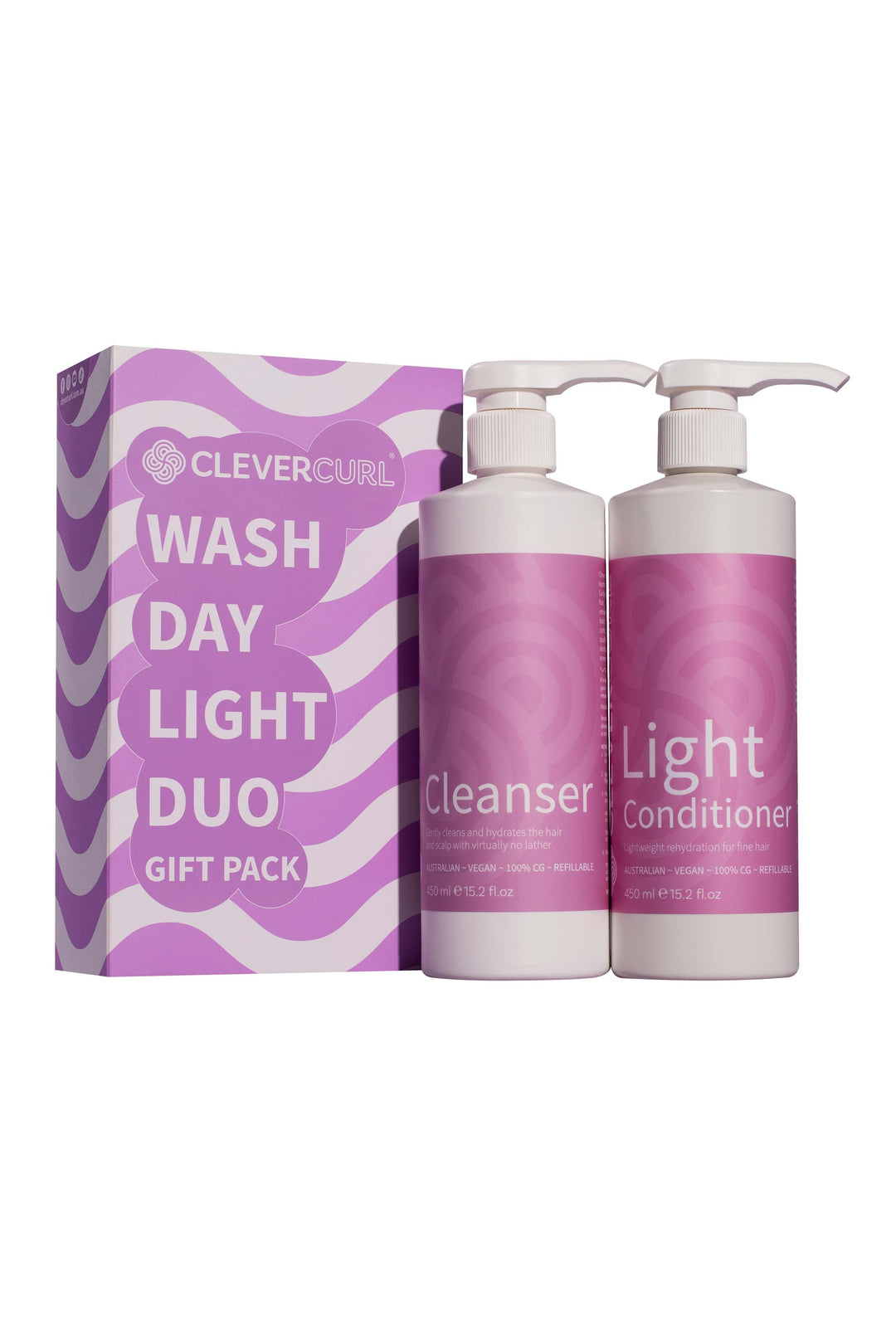 CLEVER CURL 2024 MOTHERS DAY WASH DAY DUO LIGHT