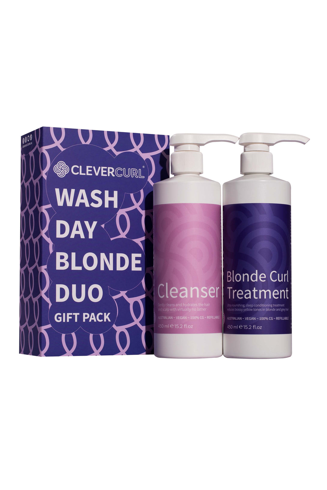 CLEVER CURL 2024 MOTHERS DAY WASH DAY DUO BLONDE
