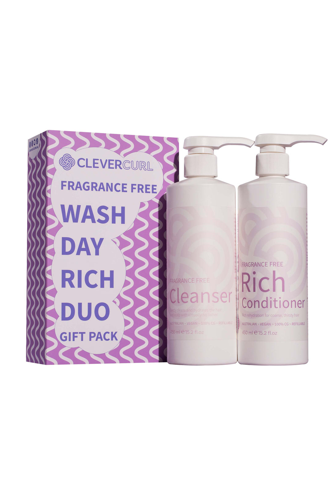CLEVER CURL 2024 MOTHERS DAY WASH DAY RICH DUO FRAGRANCE FREE