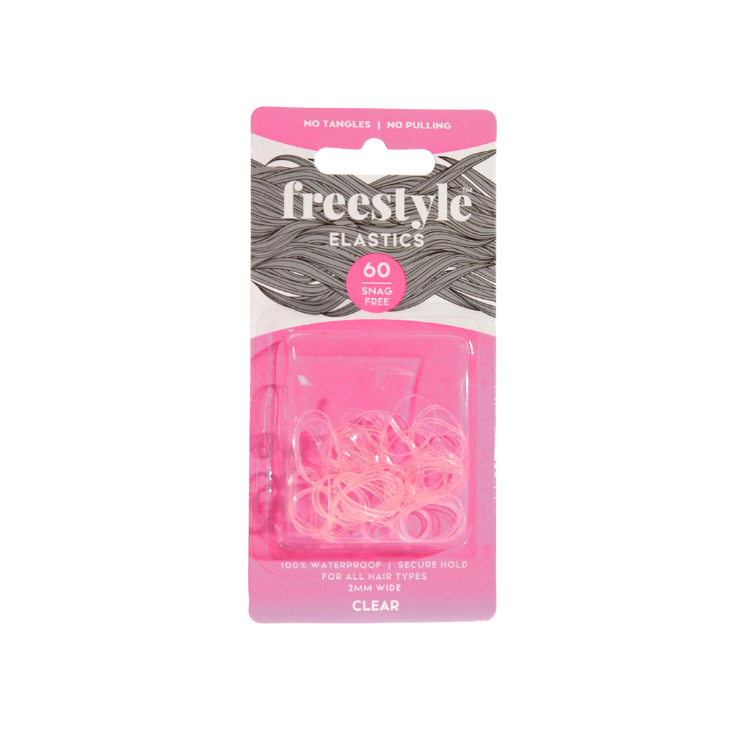 FREESTYLE Snag Free Elastics 2mm 60 Piece | 2mm 60 Piece, Various Colours
