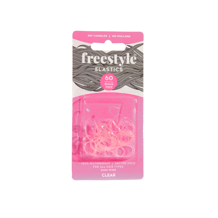 FREESTYLE Snag Free Elastics 2mm 60 Piece | 2mm 60 Piece, Various Colours