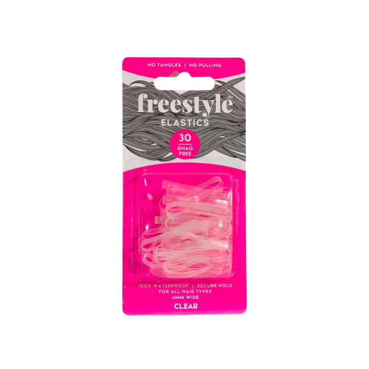 FREESTYLE Snag Free Elastics 4mm 30 Piece | 4mm 30 Piece, Various Colours