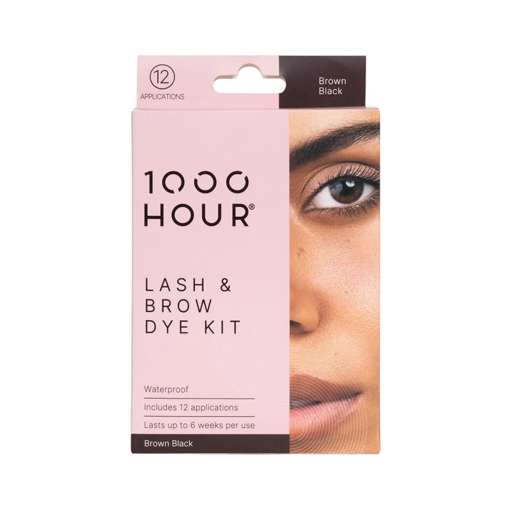 1000 HOUR Eyelash & Brow Dye Kit 12 Applications | Various Colours