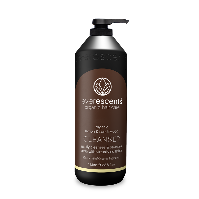 EVERESCENTS Organic Lemon & Sandalwood Cleanser | Various Sizes