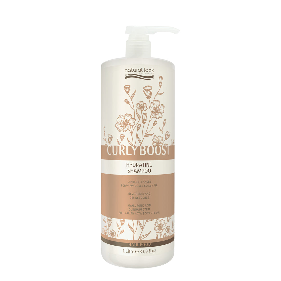NATURAL LOOK Curly Boost Hydrating Shampoo I Various Sizes