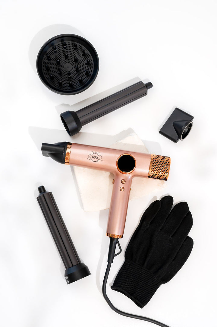 H2D XTREME FOUR IN ONE HAIR DRYER + STYLER ROSE GOLD