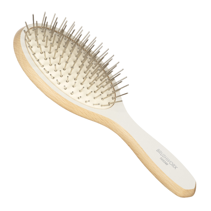 BRUSHWORX SCALP WELLNESS LARGE OVAL CUSHION BRUSH