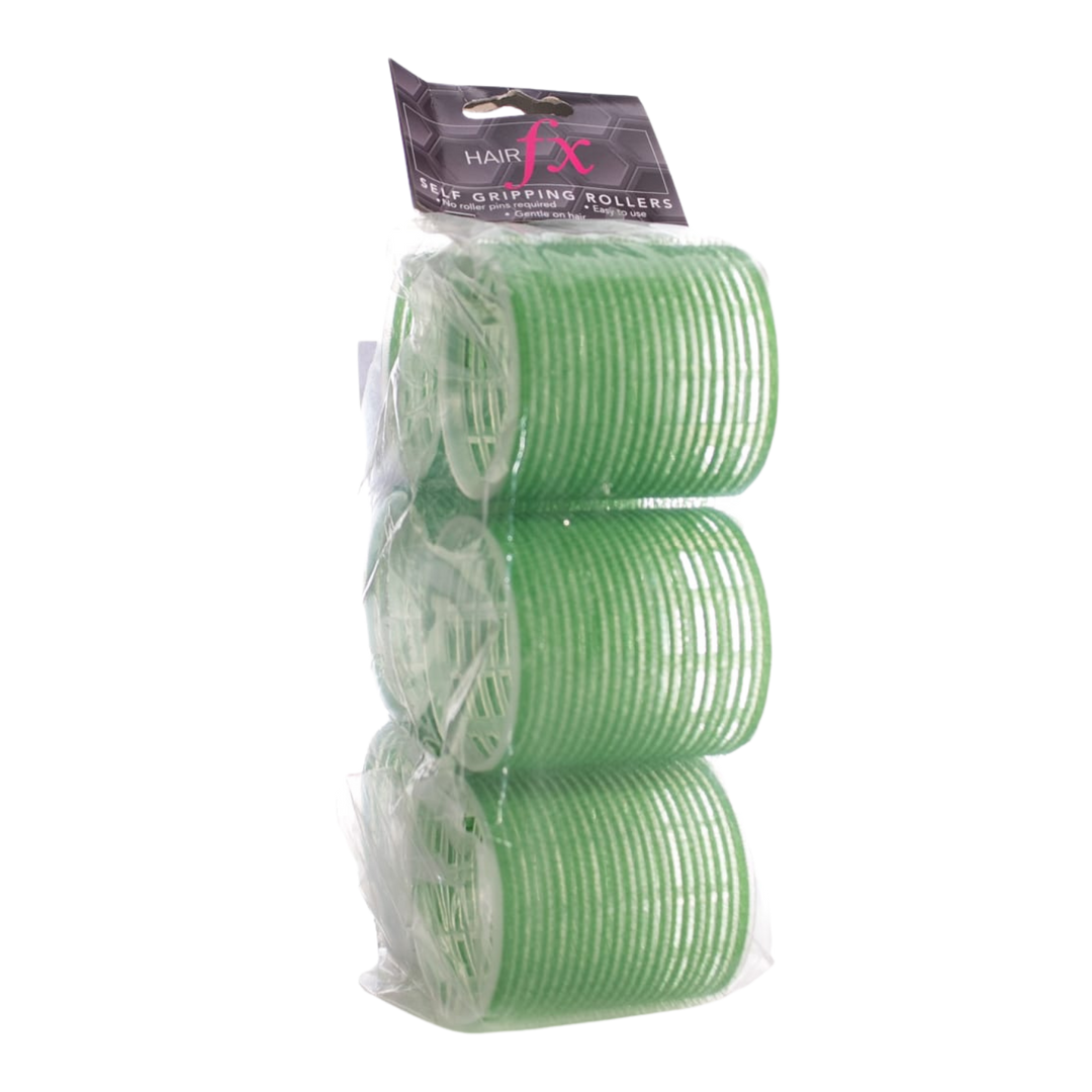 HAIR FX Self Gripping Rollers  6 Pack  |  Various Sizes And Colours