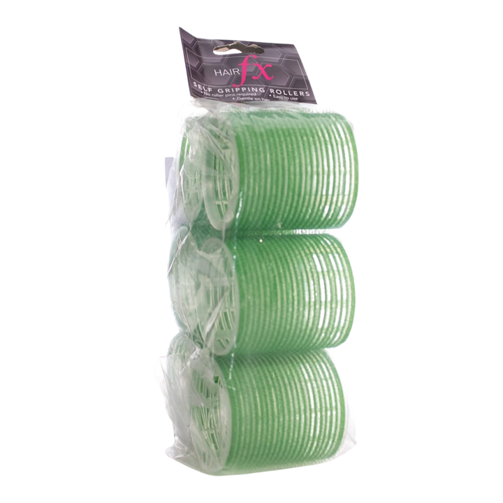 HAIR FX Self Gripping Rollers  6 Pack  |  Various Sizes And Colours
