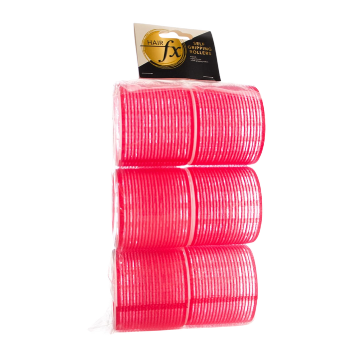 HAIR FX Self Gripping Rollers  6 Pack  |  Various Sizes And Colours