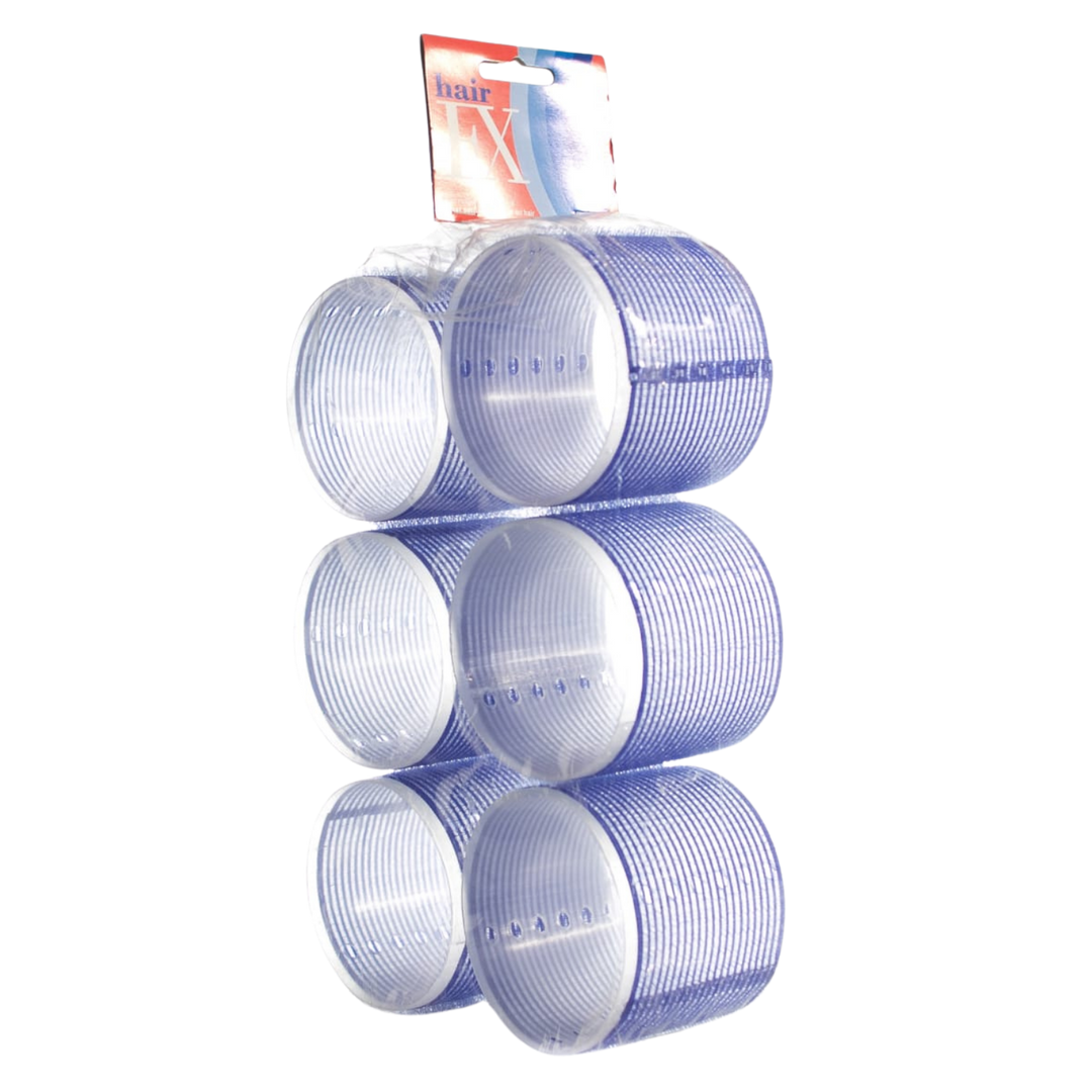 HAIR FX Self Gripping Rollers  6 Pack  |  Various Sizes And Colours