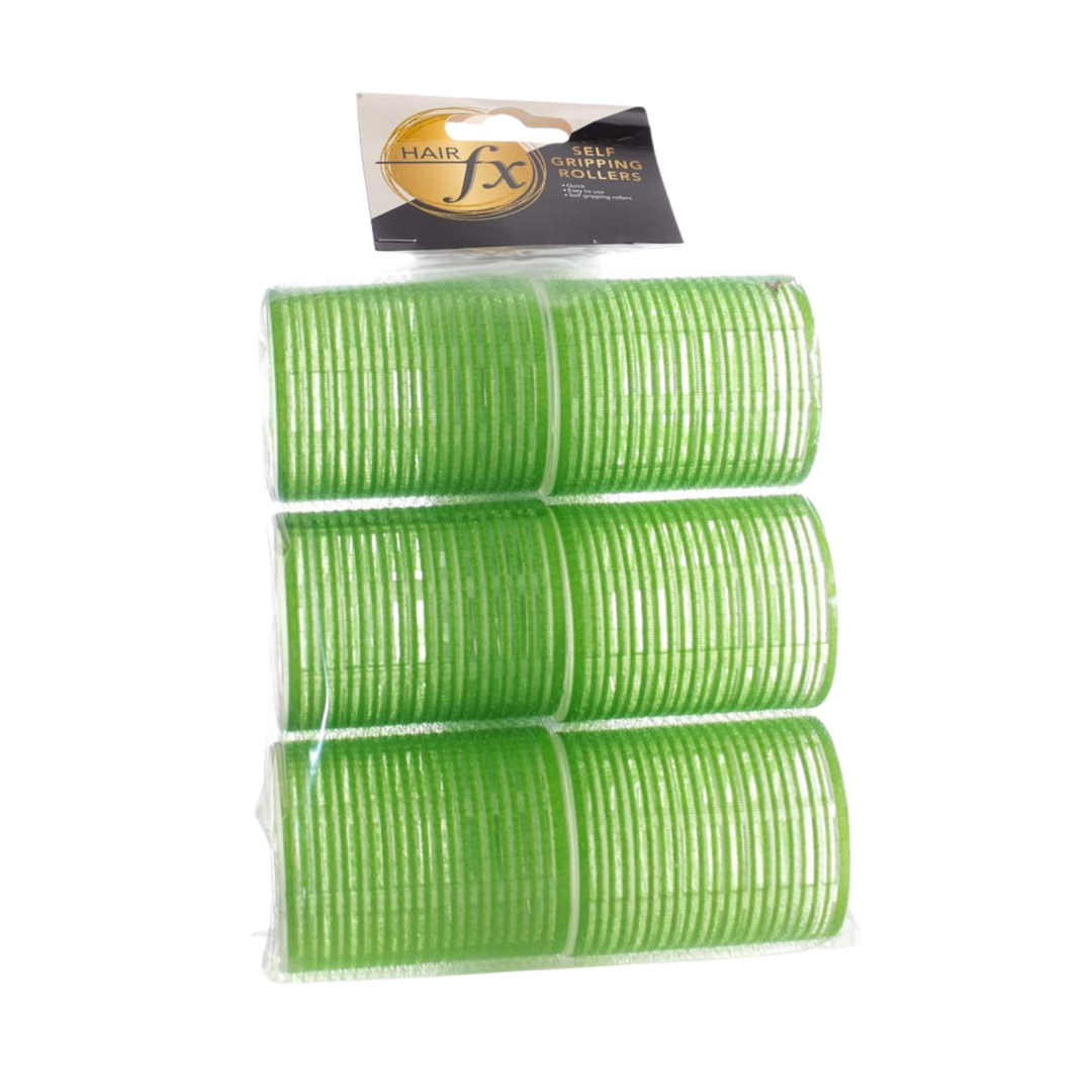 HAIR FX Self Gripping Rollers  6 Pack  |  Various Sizes And Colours