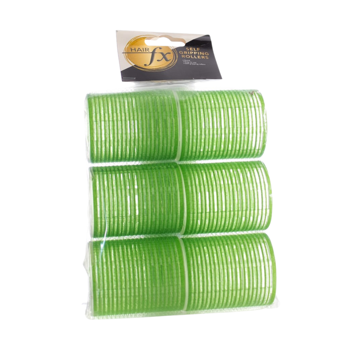 HAIR FX Self Gripping Rollers  6 Pack  |  Various Sizes And Colours