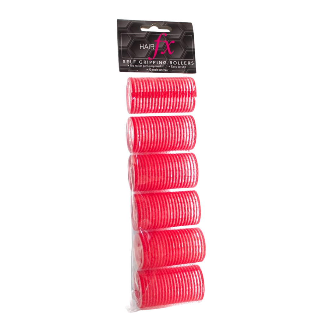 HAIR FX Self Gripping Rollers  6 Pack  |  Various Sizes And Colours