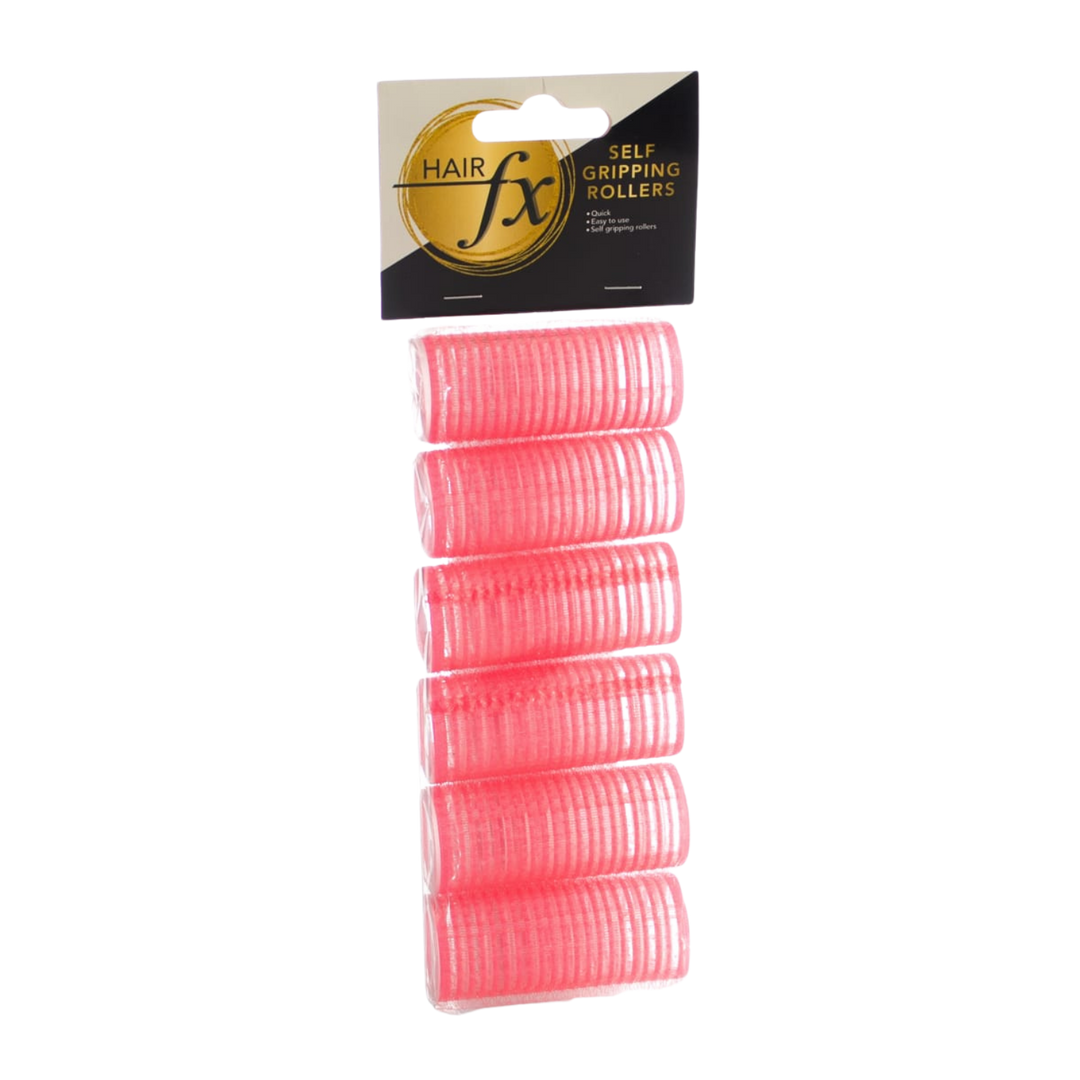 HAIR FX Self Gripping Rollers  6 Pack  |  Various Sizes And Colours
