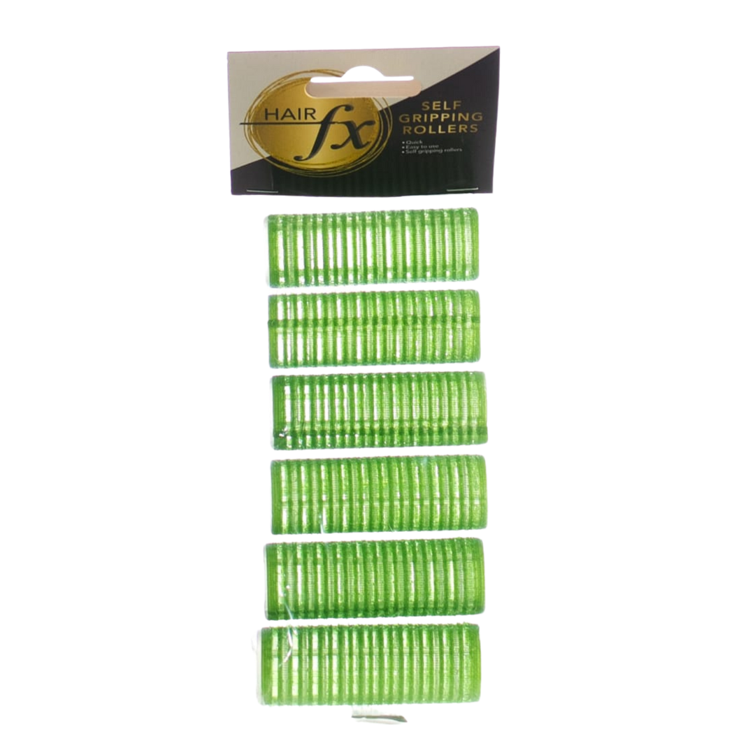 HAIR FX Self Gripping Rollers  6 Pack  |  Various Sizes And Colours
