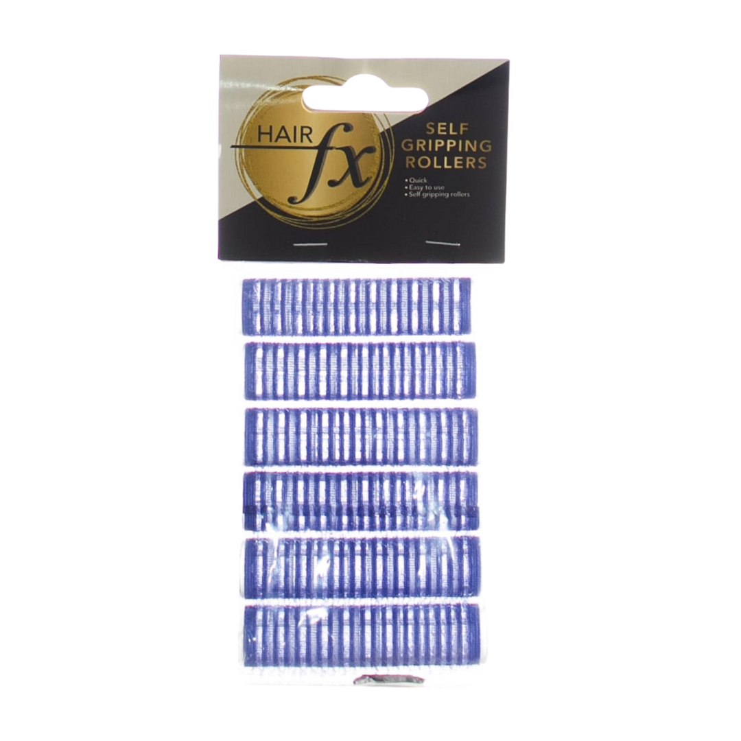 HAIR FX Self Gripping Rollers  6 Pack  |  Various Sizes And Colours