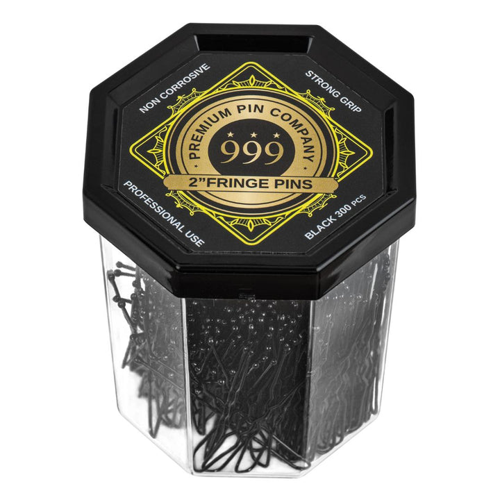 DATELINE PROFESSIONAL 999 FRINGE PINS BLACK 2" 300 PACK