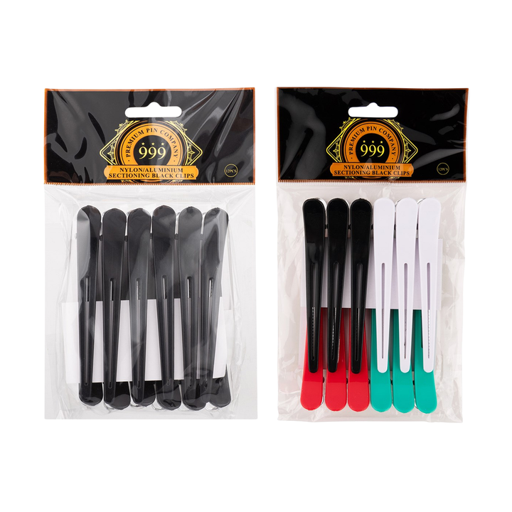 DATELINE PROFESSIONAL Nylon/Aluminium Sectioning Clips 12 Pack  |  Various Colours
