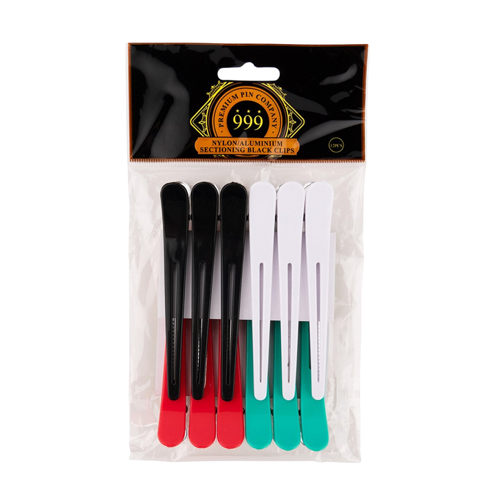 DATELINE PROFESSIONAL Nylon/Aluminium Sectioning Clips 12 Pack  |  Various Colours