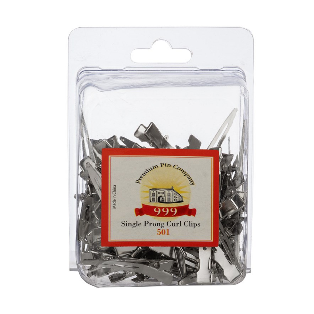 DATELINE PROFESSIONAL 999 SINGLE CURL CLIPS 100 PACK 501