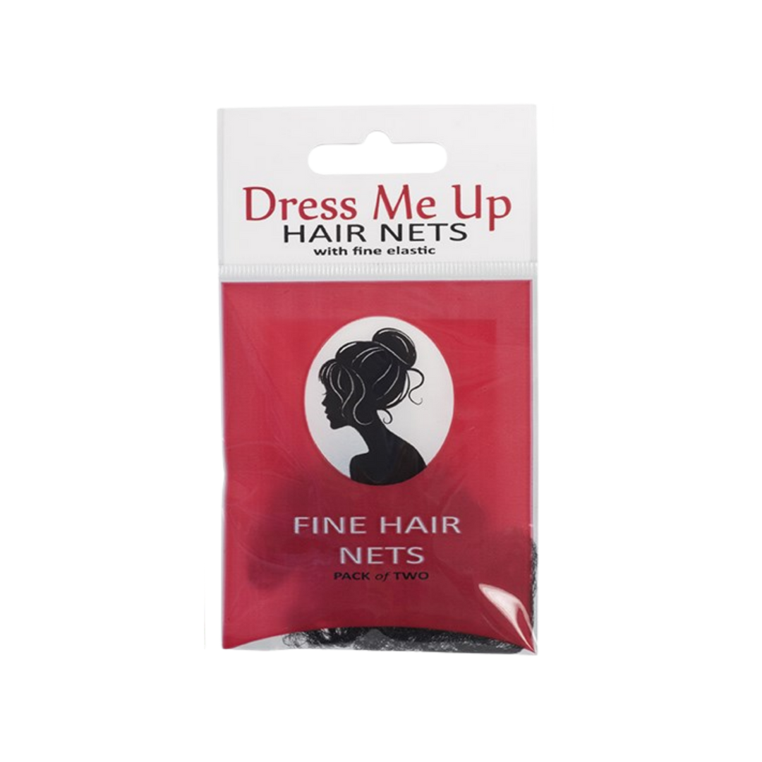 DRESS ME UP Fine Hair Nets 2 Pack  |  Various Colours