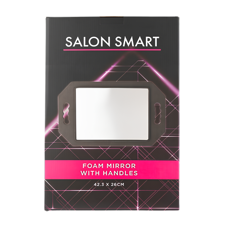 DATELINE PROFESSIONAL SALON SMART FOAM MIRROR RECTANGLE BLACK