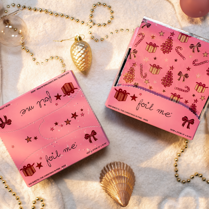 FOIL ME THE CHRISTMAS IN PINK - WIDE 500 SHEETS