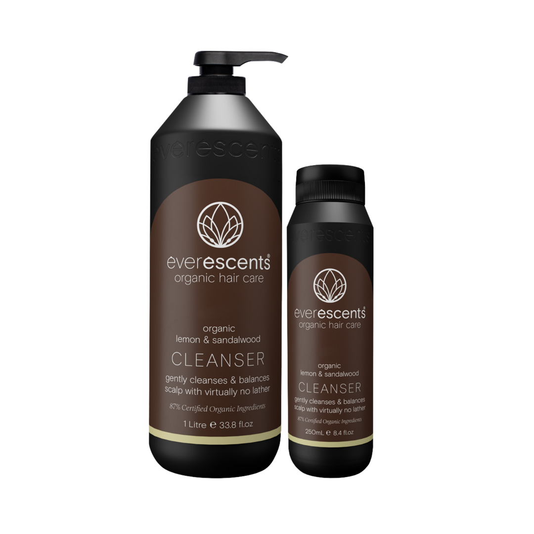 EVERESCENTS Organic Lemon & Sandalwood Cleanser | Various Sizes