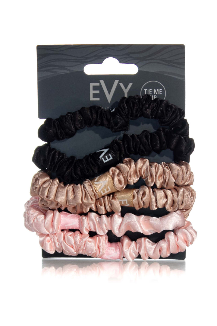 EVY PROFESSTIONAL Scrunchies 6 Pack I Various Colours