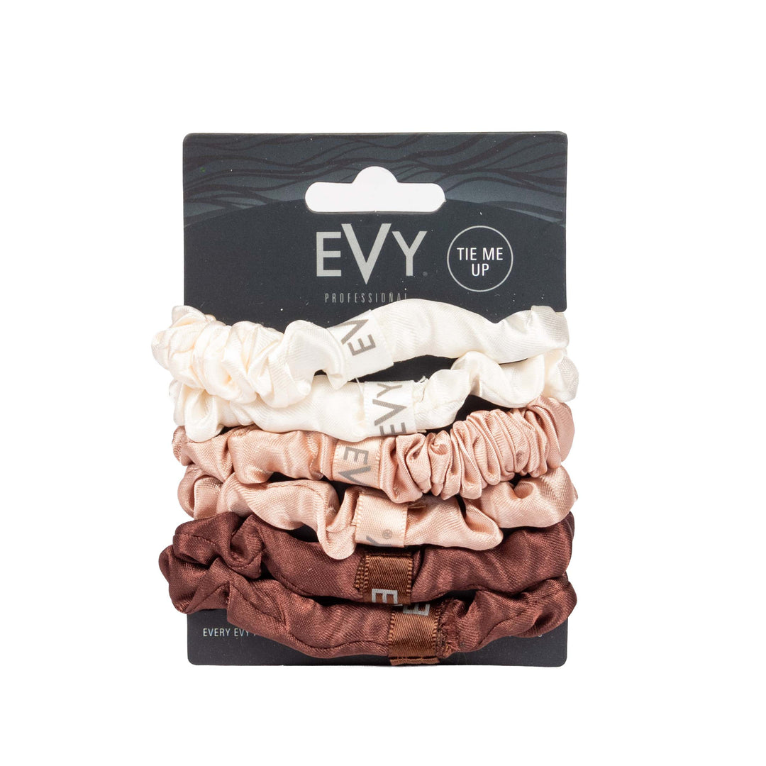 EVY PROFESSIONAL Scrunchies 6 Pack I Various Colours