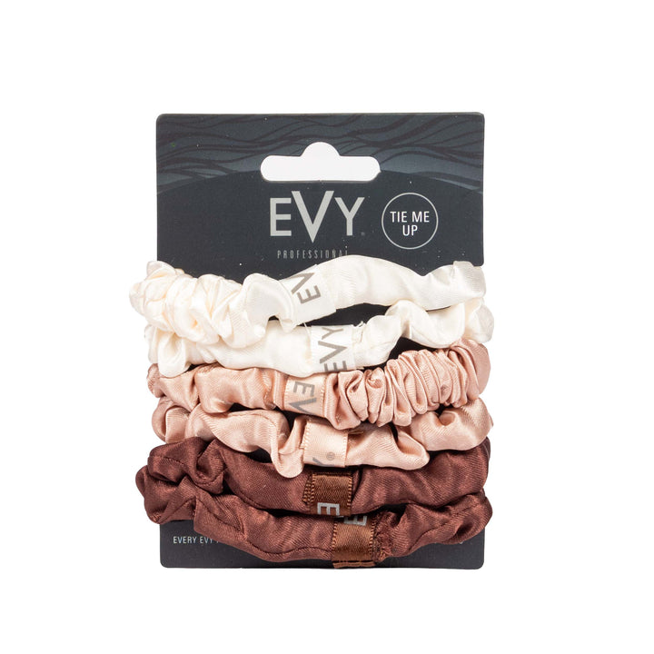 EVY PROFESSIONAL Scrunchies 6 Pack I Various Colours
