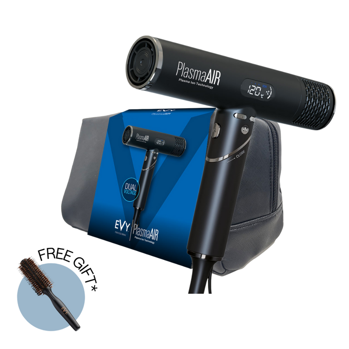 EVY PROFESSIONAL PlasmaAIR DRYER W/ BONUS EVY MIXED BRISTLE ROUND BRUSH