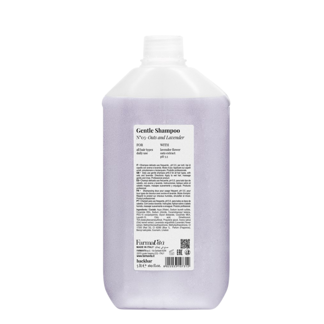 BACKBAR  Gentle Shampoo No.3 Oats & Lavender  |  Various Sizes