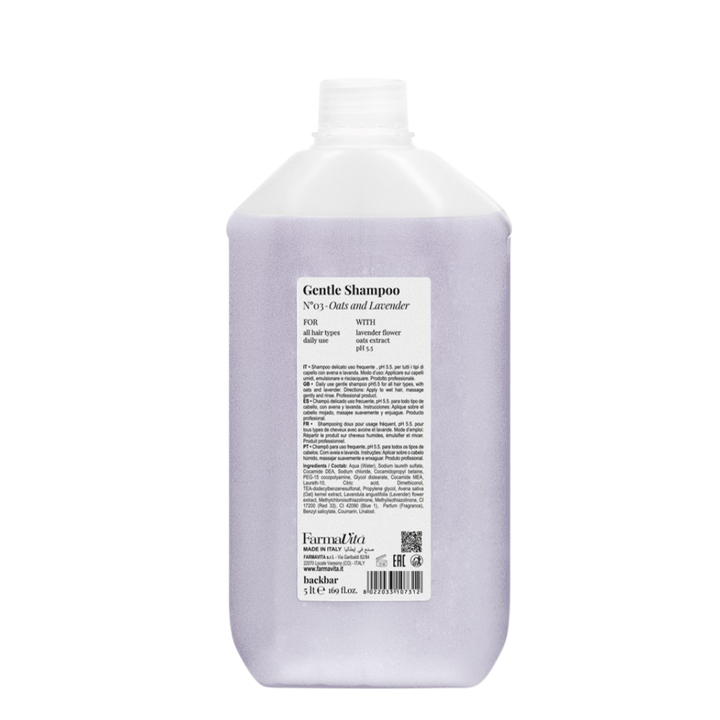 BACKBAR  Gentle Shampoo No.3 Oats & Lavender  |  Various Sizes