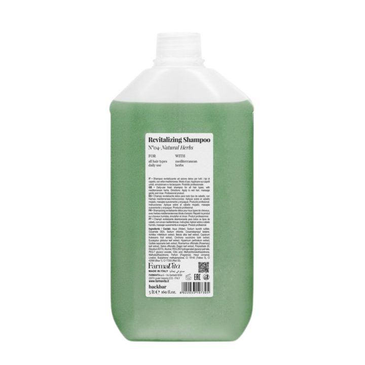 BACKBAR  Revitalizing Shampoo No.4 Natural Herbs  |  Various Sizes