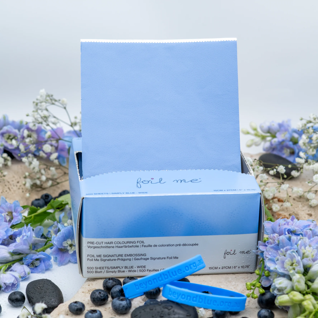FOIL ME SIMPLY BLUE WIDE 500 SHEETS