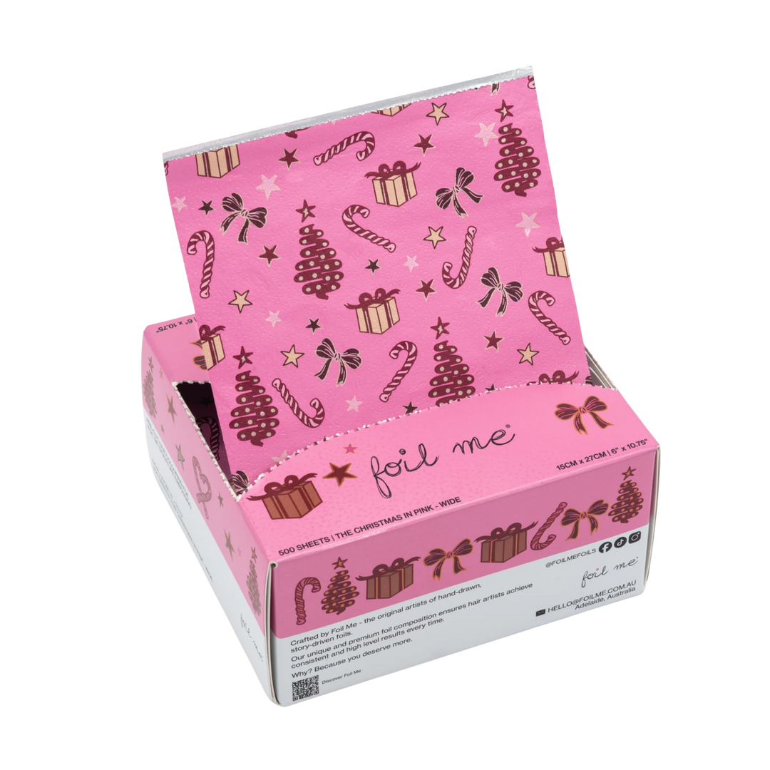 FOIL ME THE CHRISTMAS IN PINK - WIDE 500 SHEETS